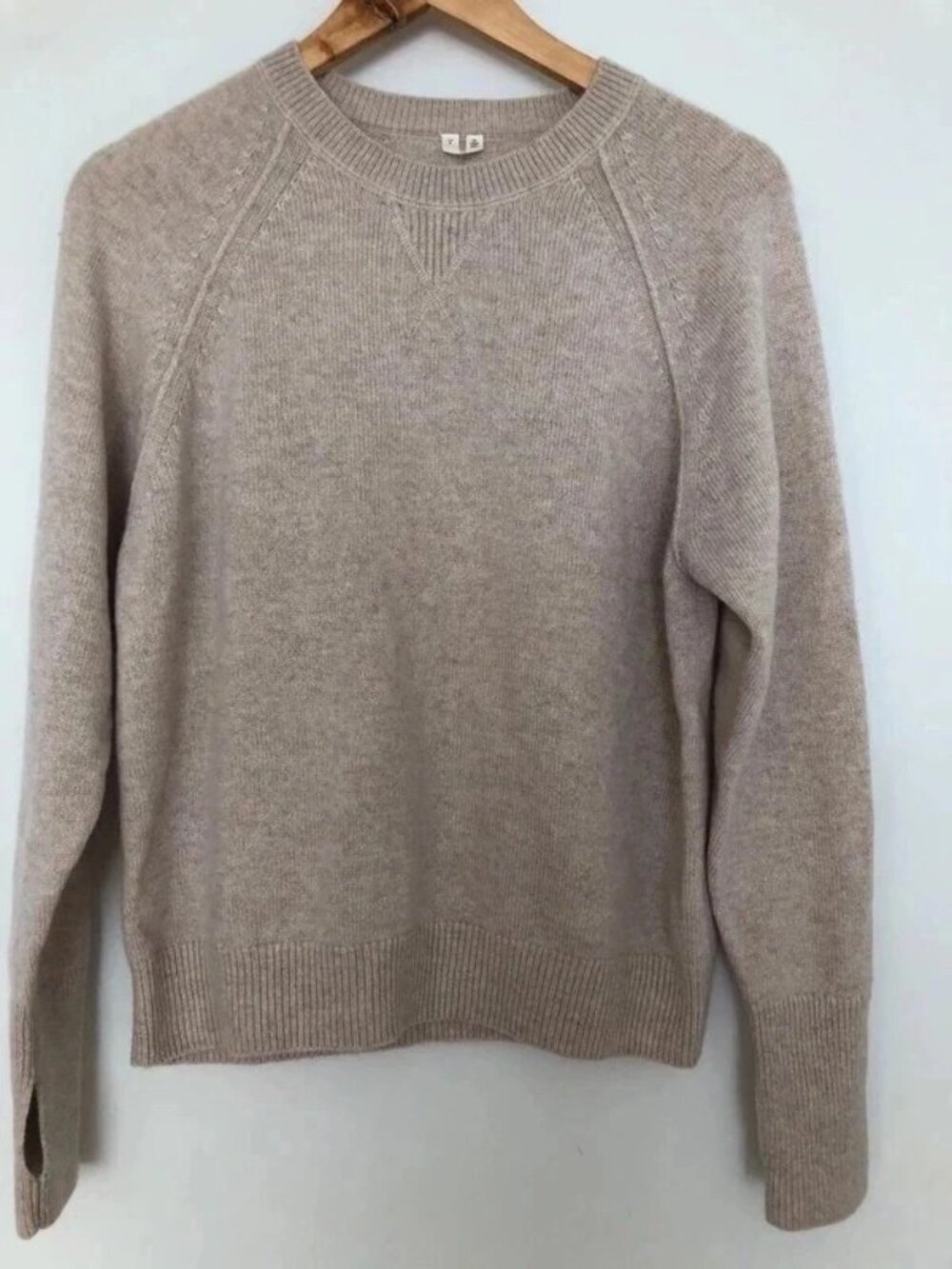 ARKET Women’s Supersoft Oatmeal Cashmere Jumper Size S